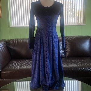 EUC Y2K Next Left crushed velvet dress